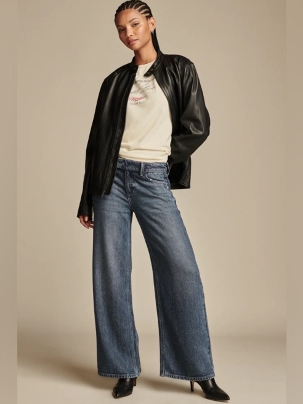 Women’s Lucky Brand Jeans Palazzo New Wide Leg 14 / 32 Denim pants NWT